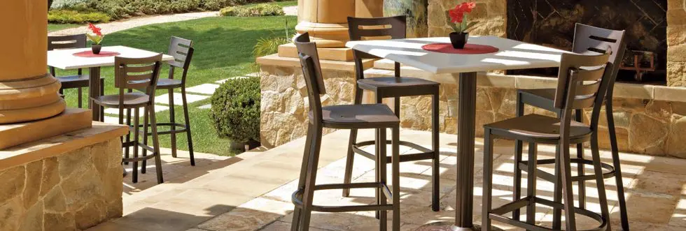 Aluminum, Wicker, MGP Bar & Counter-Height Stools