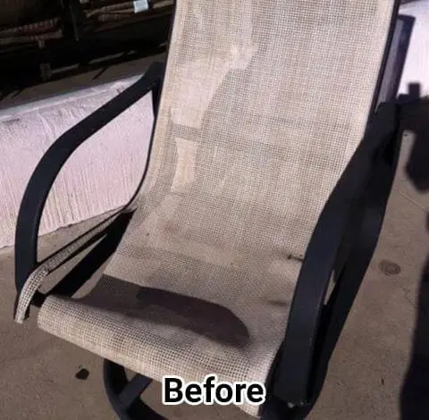 Outdoor Furniture Sling, Strap Replacement & Refinishing
