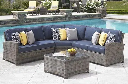 OC Brand Name Wicker Deep Seating Patio Furniture