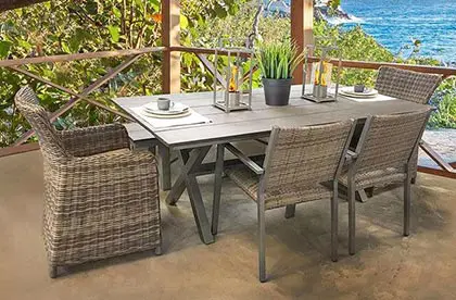 OC Brand Name Wicker Patio Dining Furniture