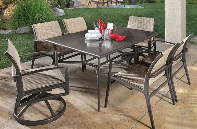 Phoenix Aluminum Dining Set in Orange County